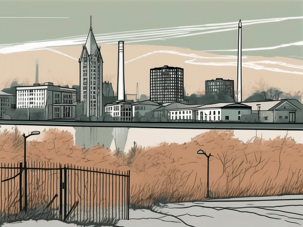 A real estate sign placed in a residential area of watervliet