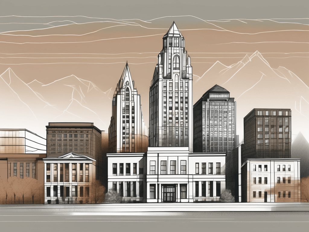 A few distinguished buildings symbolizing prestigious real estate schools