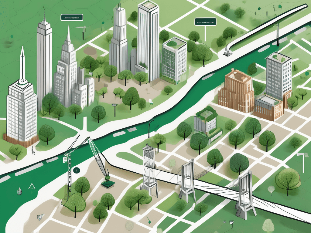 A detailed map of new york