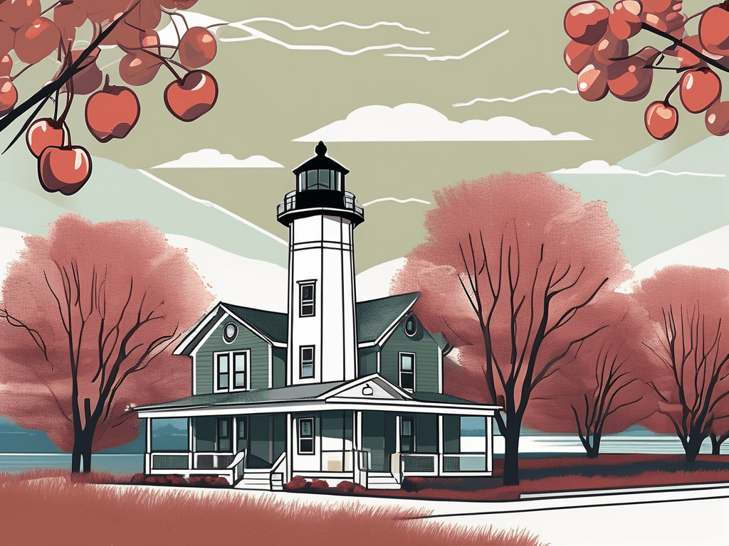 A scenic view of traverse city