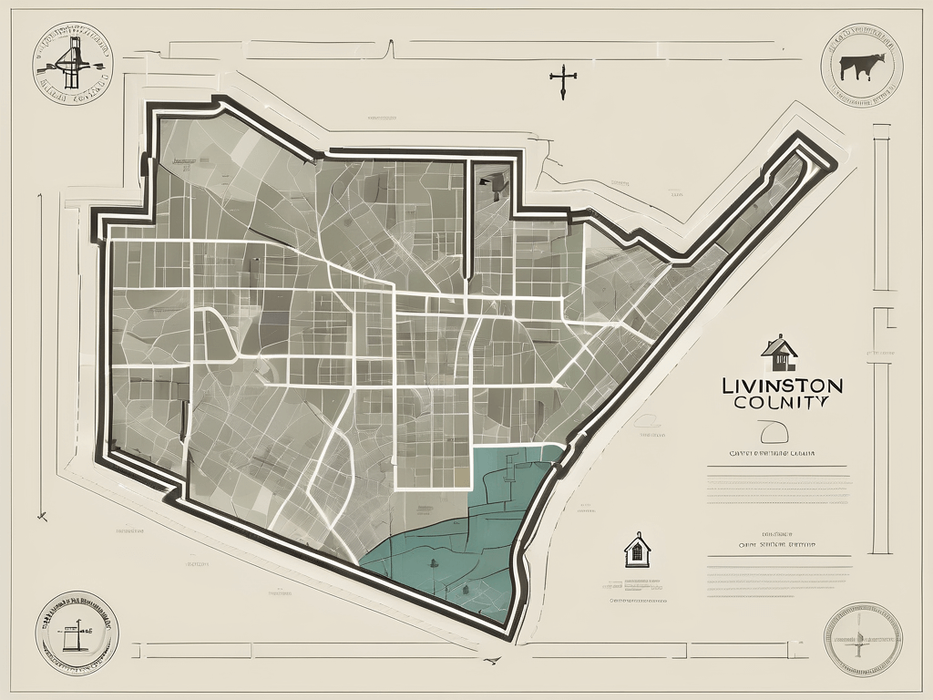 A map of livingston county