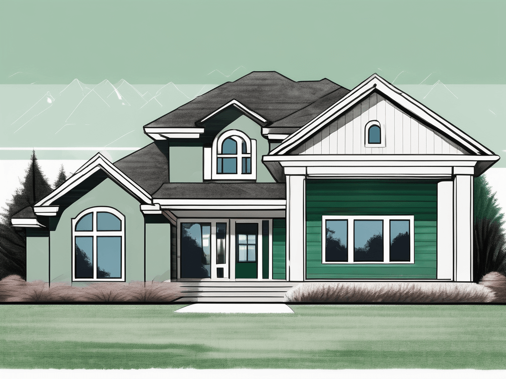 A real estate sign planted on a lawn