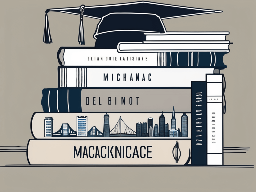 A stack of books with titles related to real estate