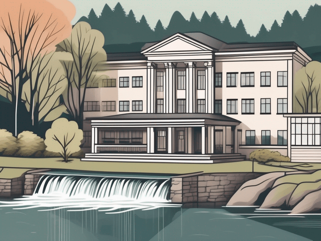 A variety of architectural styles of school buildings